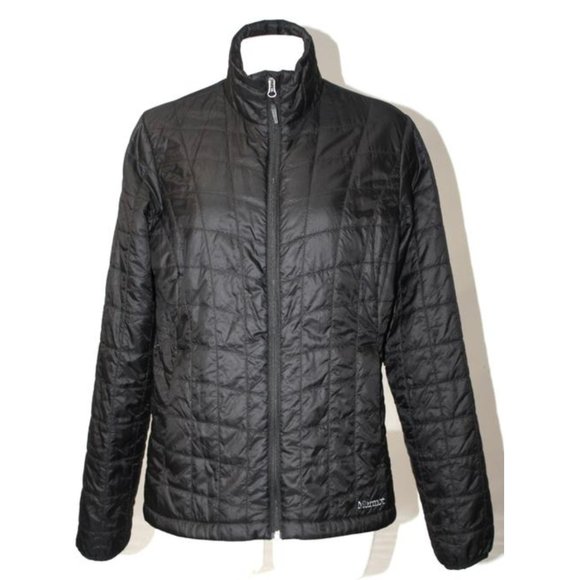 Marmot Jackets & Blazers - Marmot Black Sports Zip Puff Jacket Size Medium